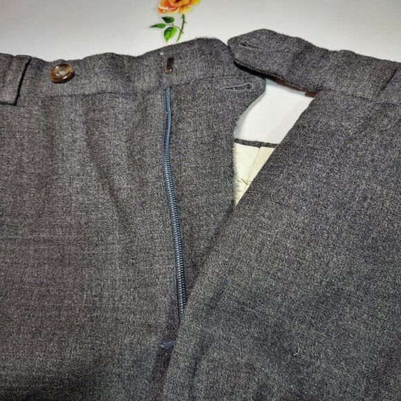Park Hall Pure New Wool, Grey, Size 36x30, Little Wear, Trousers - Picture 7 of 12